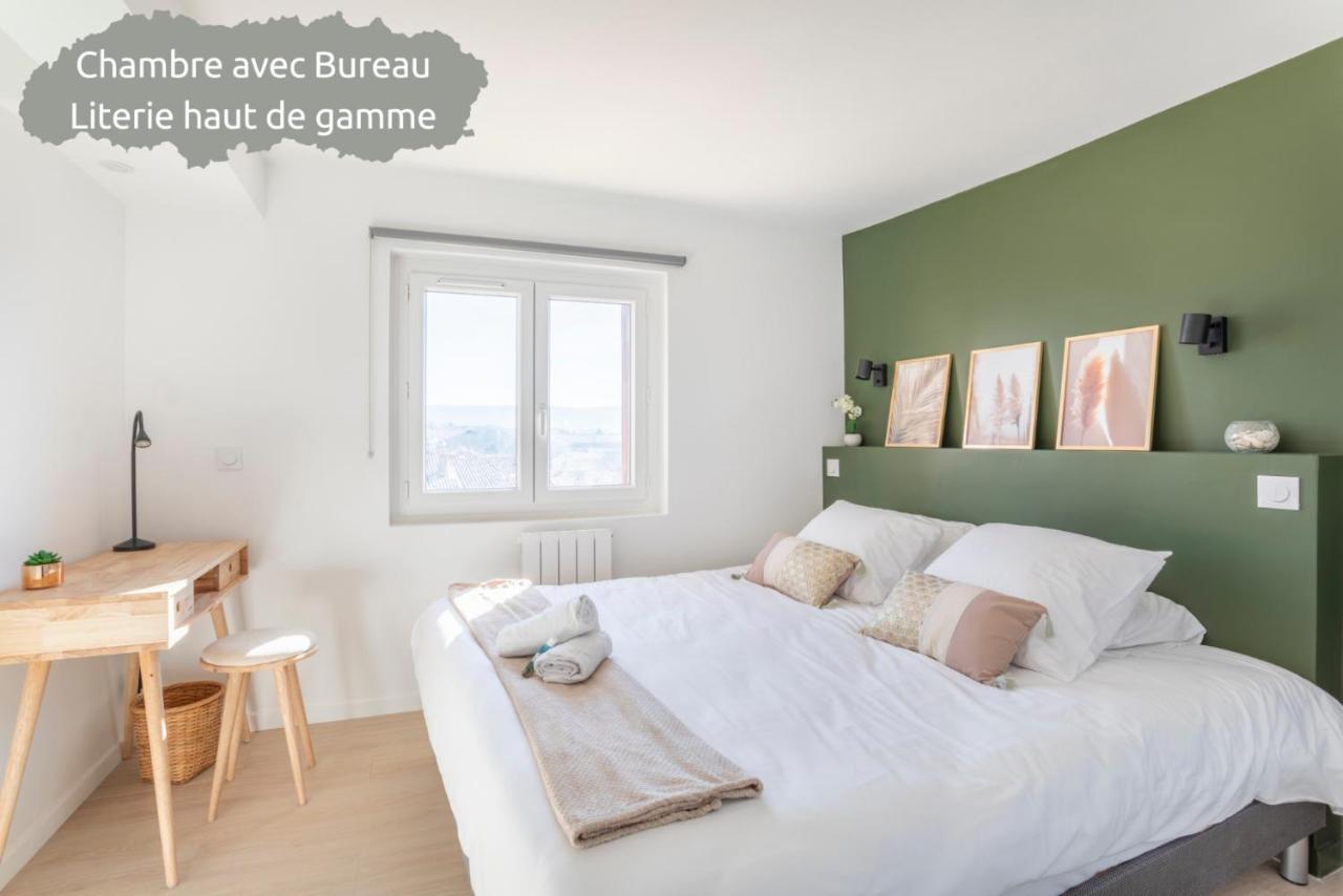 Mont Ventoux - Terrasse - Vue Degagee - Linge De Qualite - Fibre - Confort Gardanne Luaran gambar