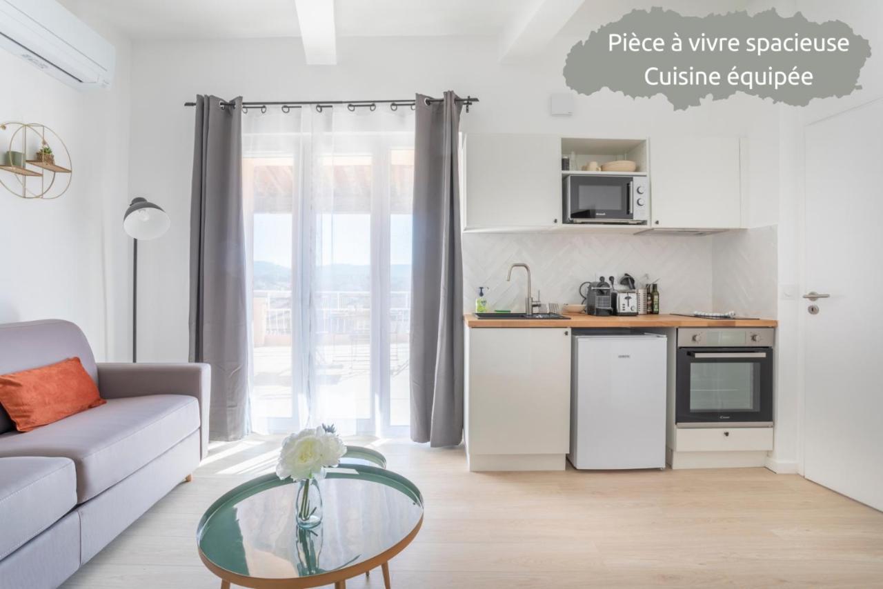 Mont Ventoux - Terrasse - Vue Degagee - Linge De Qualite - Fibre - Confort Gardanne Luaran gambar